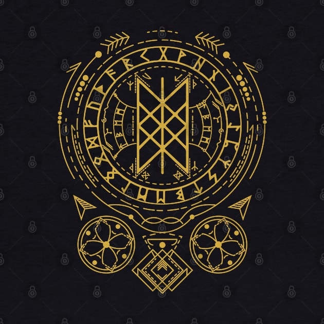 Web of Wyrd | Norse Pagan Symbol by CelestialStudio